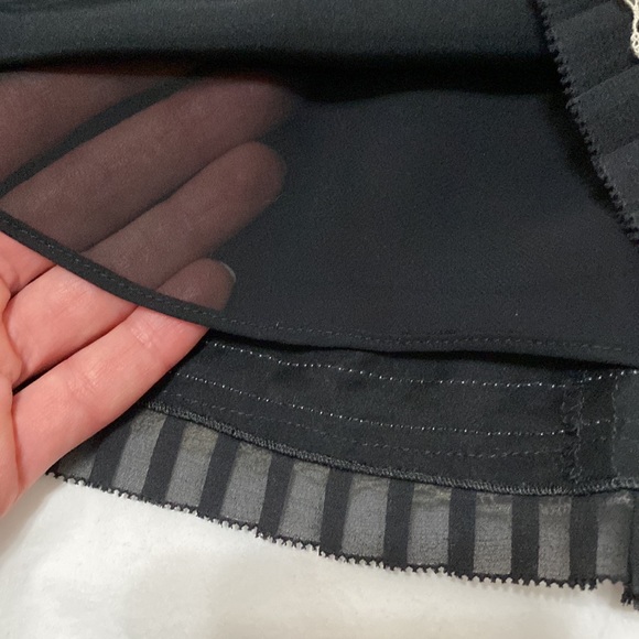 Ann Taylor Black Silk Lace and Ribbon Trim Cami Top NWT - Picture 5 of 16